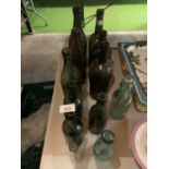 TWELVE VINTAGE BOTTLES