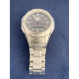 GENTS CASIO WAVE CEPTOR STAINLESS STEEL WATCH NO BOX