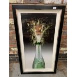 A LARGE CHAMPAGNE BOTTLE PICTURE