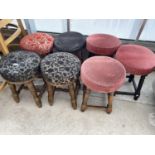 SEVEN BAR STOOLS