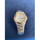 LADIES TWO TONE CITIZEN ECO DRIVE BRACELET WATCH