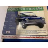 A FORD COURTEENER MK1 METAL SIGN