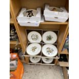 TEN ANIMAL AND BIRD COLLECTORS PLATES INCLUDING ROYAL DOULTON