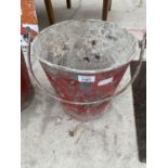 A VINTAGE FIRE BUCKET