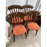 FOUR RESTAURANT DINING CHAIRS