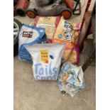 VARIOUS BAGS OF DRY DOG FOOD