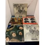FOUR LPS TO INCLUDE REVOLVER T-2576, HARD DAYS NIGHT UAL3366, SGT PEPPERS MAS- 2653, RUBBER SOUL