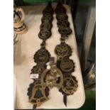 A COLLECTION OF EARLY HORSE BRASSES