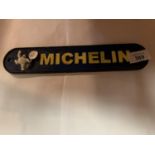 VINTAGE STYLE REPRODUCTION METAL MICHELIN MAN TYRES CAST SIGN 27X5.5CM