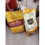 SIX BAGS OF DRY DOG FOOD