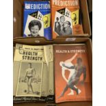 A LARGE QUANTITY OF VINTAGE HEALTH AND TELEPATHY MAGAZINES