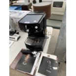 A MAGIMIX NESPRESSO COFFEE MAKER TOGETHER WITH TABLE LAMP, IN WORKING ORDER