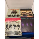 FOUR ITEMS TO INCLUDE TWO LPS TWIST AND SHOUT T-6054, BEATLES 65 ST- 2228 AND TWO BEATLES USA