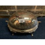 19TH CENTURY ELKINGTON & CO SILVER PLATED FOOD BUFFET WARMER SERVER 1894 PERFECT