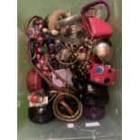 A VERY LARGE COLLECTION OF COSTUME JEWELLERY