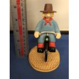 A BOXED CAMBERWICK GREEN WINDY MILLER ON HIS TRICYCLE FIGURE (13CM)
