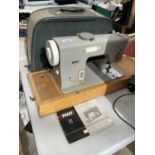 A PFAFF 90 CASED SEWING MACHINE