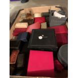 A LARGE QUANTITY OF JEWELLERY BOXES