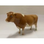 A BESWICK GUERNSEY BULL SABRIBA'S SIR RICHMOND