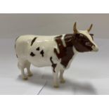 A BESWICK AYRSHIRE BULL WHITEHILL MANDATE