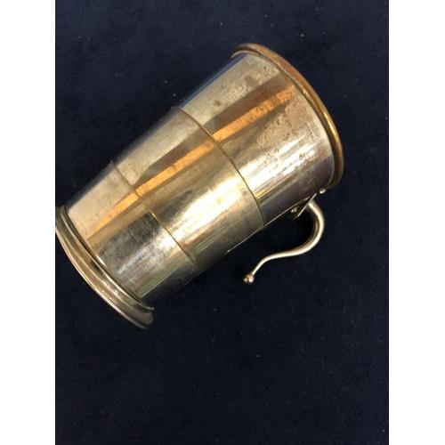 NOVELETY SILVER PLATED COLLAPSIBLE DRINKING CUP