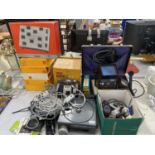 VARIOUS PROJECTORS AND PHOTOGRAPHY EQUIPMENT
