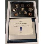 A PROOF COIN COLLECTION DATED 1992, CASED.