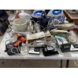 VARIOUS ELECTRICAL - IRONS, KETTLE ETC