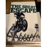 A 'THE GREAT ESCAPE' METAL ADVERTISING SIGN