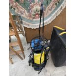 TWO PRESSURE WASHERS - A KARCHER K2.900 AND A KEW HOBBY 80-1 (MOTORS WORKING BUT NOT TESTED WITH