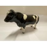 A BESWICK FRIESIAN BULL CODDINGTON HILT BAR