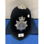 A POLICEMAN'S HELMET