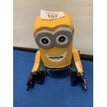 A VINTAGE STYLE NOVELTY WOODEN MINION SHELF PUPPET 15CM