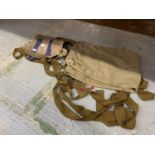A PARACHUTE HARNESS, DATED 1964