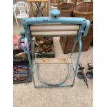 A VINTAGE CLOTHES MANGLE