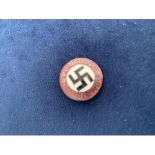 A GERMAN ENAMELLED PIN BADGE