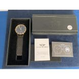 GENTS MODERN NATION OF SOULS QUARTZ WATCH BOXED AS NEW