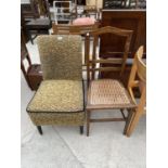 TWO BEDROOM CHAIRS