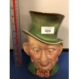 A BESWICK 'MICAWBER' CHARACTER JUG 310, 22 CM H