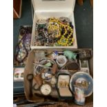 A LARGE COLLECTION OF COSTUME JEWELLERY