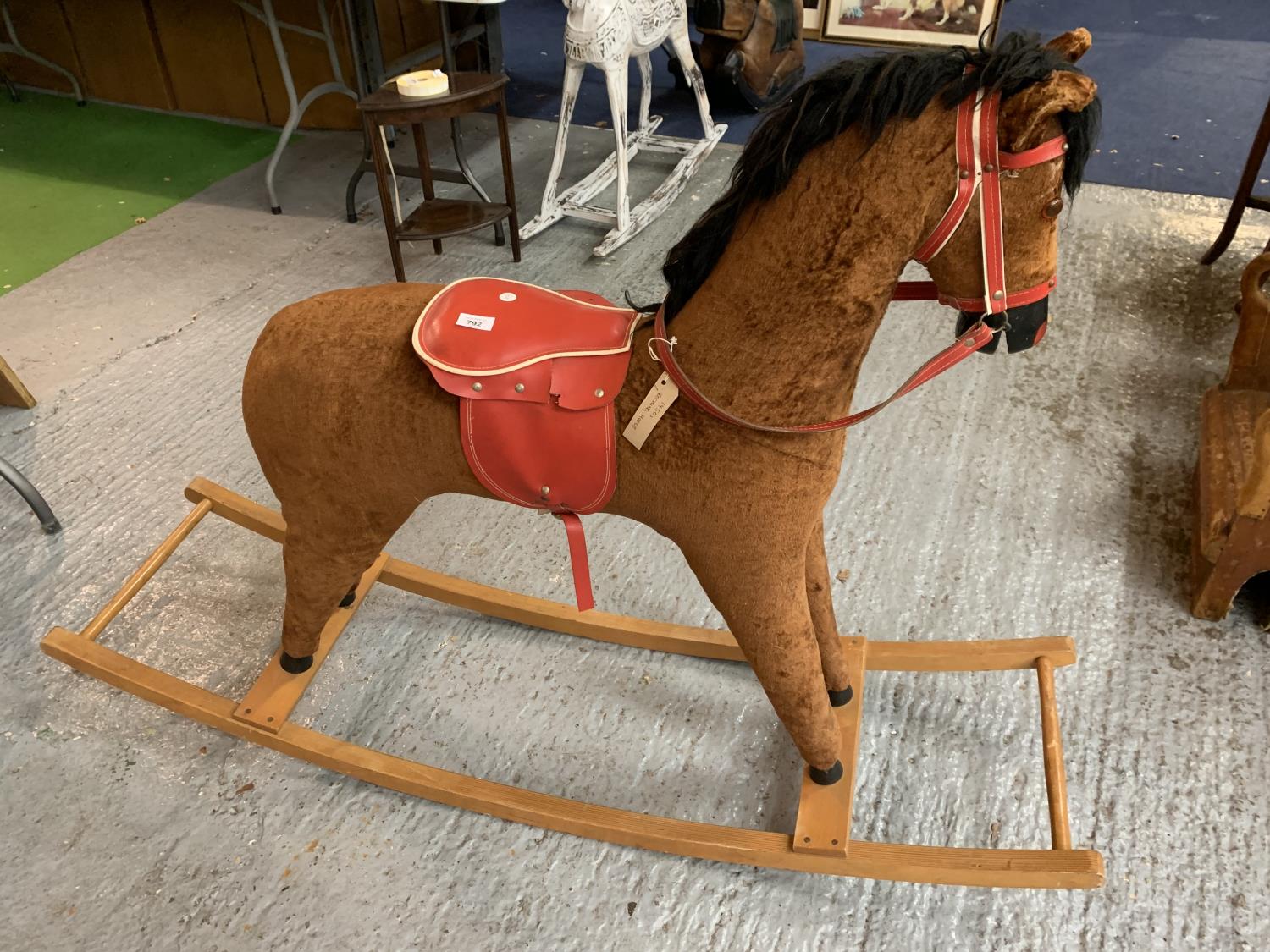 1950'S ROCKING HORSE, NO TAIL