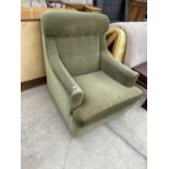 A PARKER KNOLL ARMCHAIR