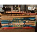 NINE DANDY AND BEANO BOOKS