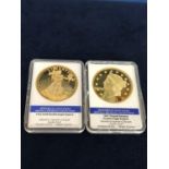 TWO PROOF AMERICAN PROOF COINS