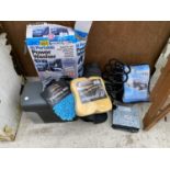 VARIOUS AUTO ITEMS - RADIO, COVER, WASHING ITEMS ETC