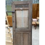 TWO VINTAGE WOODEN DOORS