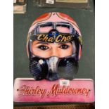 SHIRLEY MULDOWNEY METAL SIGN