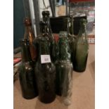 TWELVE VINTAGE BOTTLES