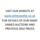 END OF SALE, THANK YOU FOR YOUR BIDDING. OUR NEXT SALE IS THE 22RD AND 23RD JULY