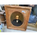 A FRAMED OIL ON CANVAS PORTRAIT OF A GENTLEMAN
